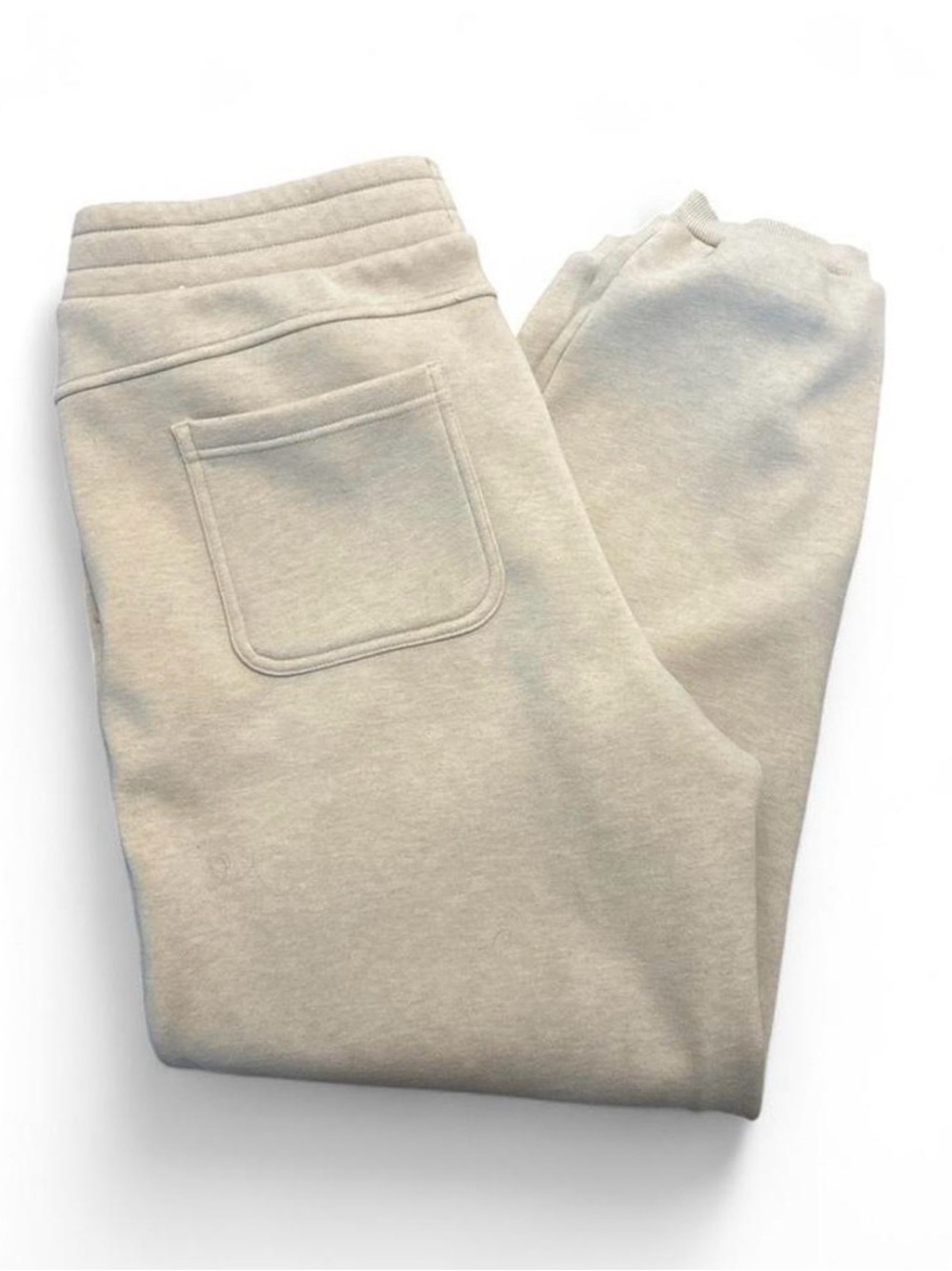 Mondetta Heavy Fleece Beige Cream Sweatpants Joggers Sz XL